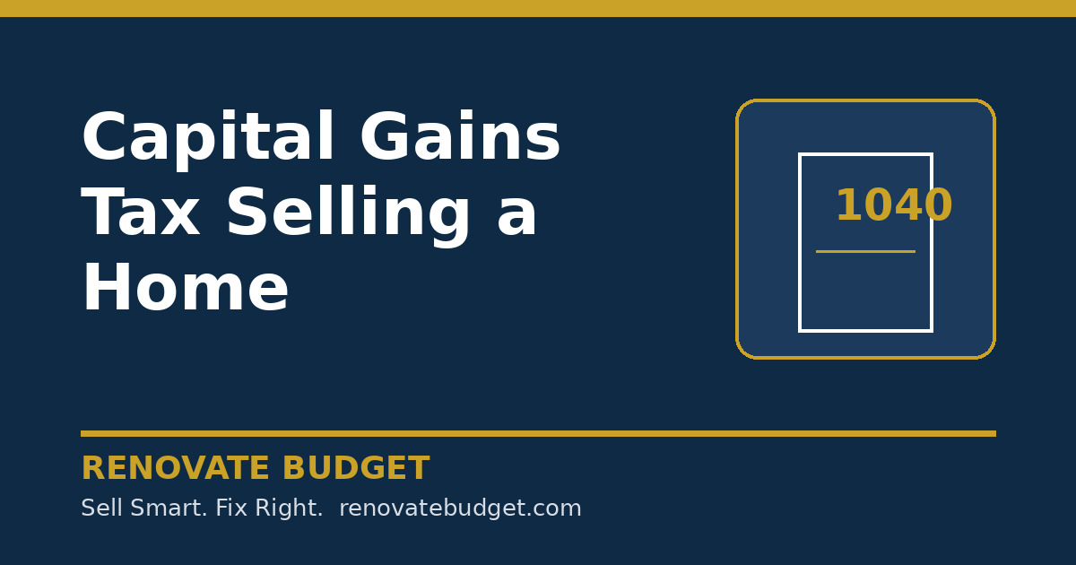 Capital Gains Tax When You Sell Your Home: The Section 121 Exclusion, Explained