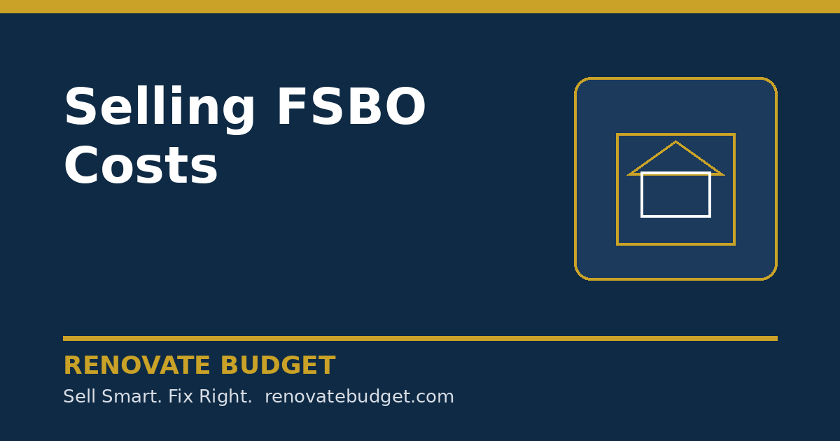 Selling FSBO: Costs, Paperwork, and When It Actually Nets More