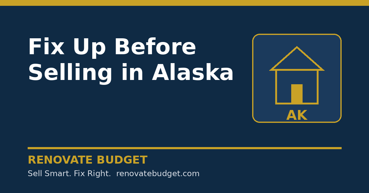 Fix Up Before Selling in Alaska: As-Is vs After-Fix Net