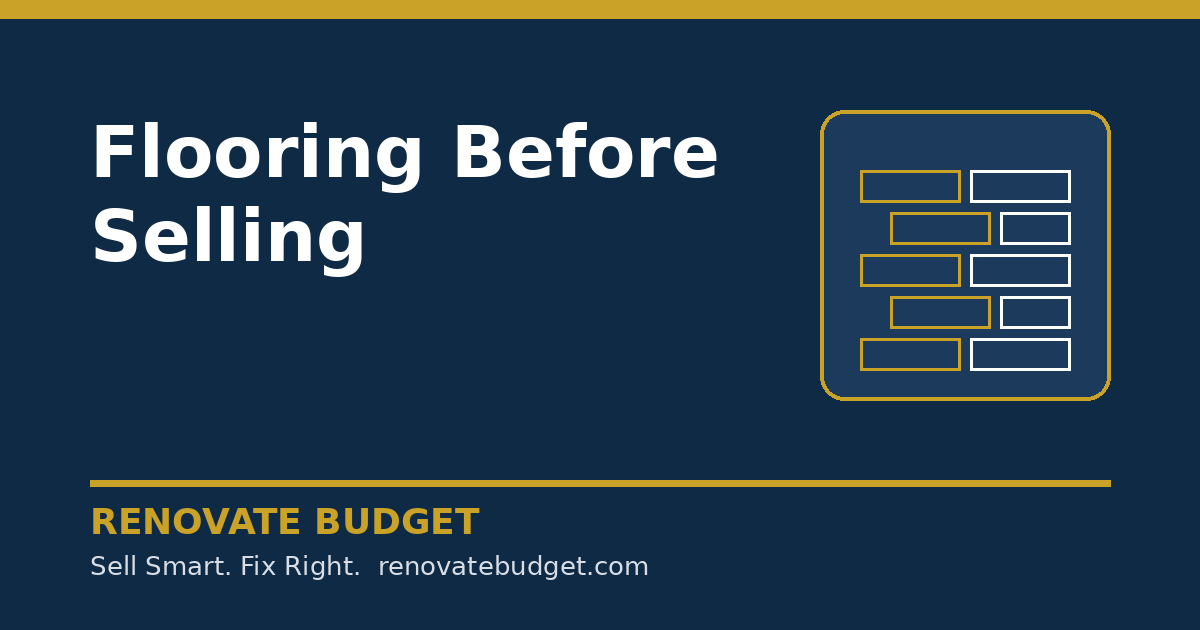 Flooring Before Selling: Cost, What to Do, and What to Skip